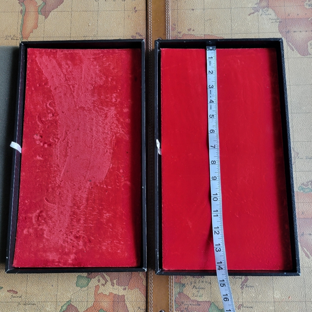 Red Velvet Jewelry Display Cases Boxes